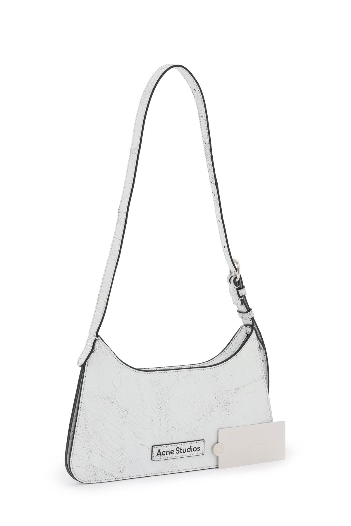 ACNE STUDIOS Mini Crackle Hobo Handbag