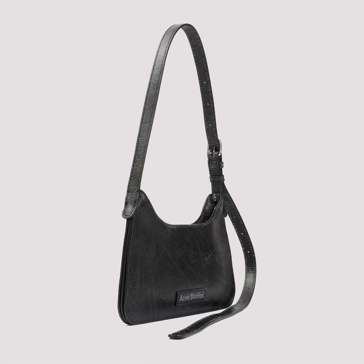 ACNE STUDIOS Stylish Black Leather Handbag for the Modern Woman