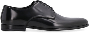 DOLCE & GABBANA Leather Lace-Up Derby Dress Shoes