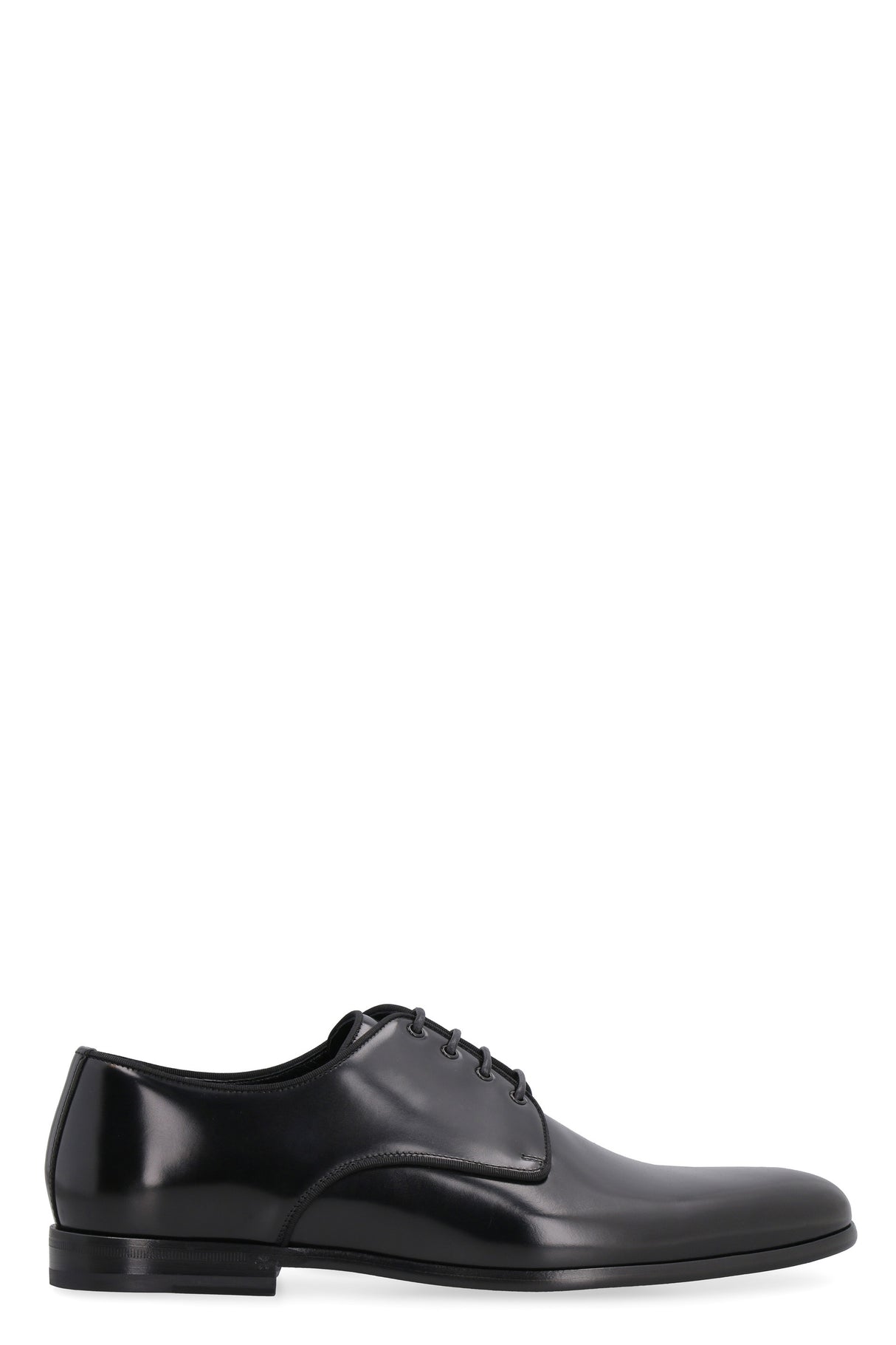 DOLCE & GABBANA Leather Lace-Up Derby Dress Shoes