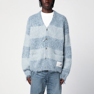 MAISON MIHARA YASUHIRO	 Striped Mohair Blend Cardigan for Men - FW24 Edition