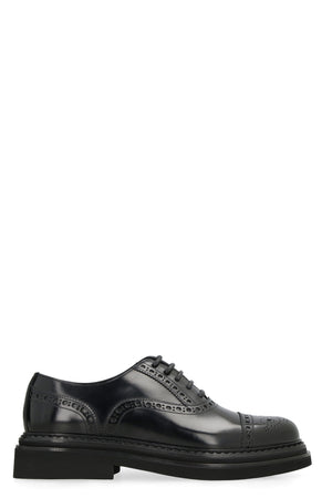 DOLCE & GABBANA Elegant Leather Lace-Up Shoes for Men