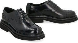 DOLCE & GABBANA Brushed Calfskin Oxford Shoes for Men