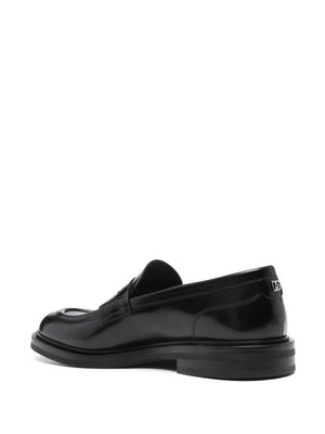 DOLCE & GABBANA Brushed Leather Loafers for Men - Fall/Winter 2024