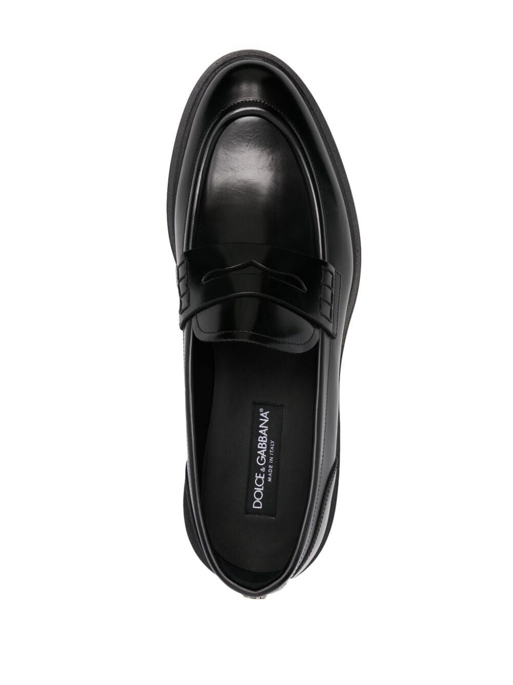 DOLCE & GABBANA Brushed Leather Loafers for Men - Fall/Winter 2024