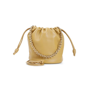 LOEWE Elegant Nude Leather Bucket Bag W:32CM H:24CM D:17CM