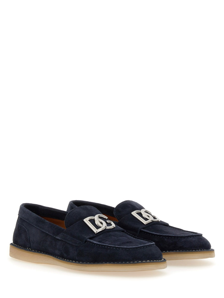 DOLCE & GABBANA Suede Loafers for Men