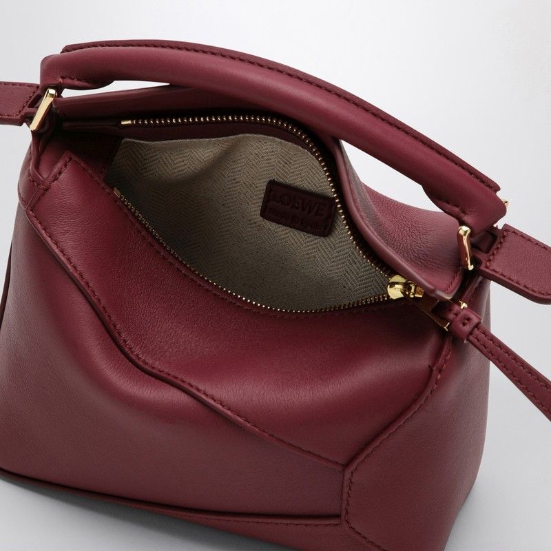 LOEWE Mini Calfskin Leather Shoulder Handbag