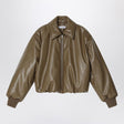 ACNE STUDIOS Faux Leather Padded Zipped Bomber Jacket