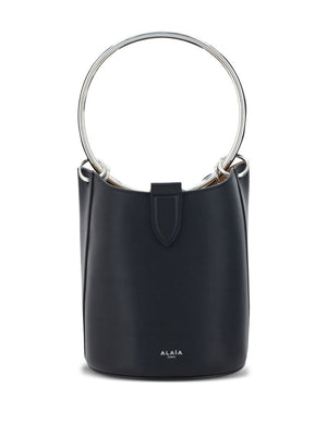 ALAIA Medium Ring Bucket Handbag - Timeless Elegance