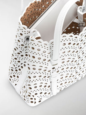 ALAIA Mini Handbag in Vienne Wave Calfskin