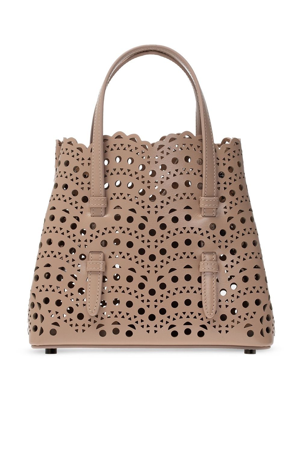 ALAIA Mini Handbag in Vienne Wave Calfskin