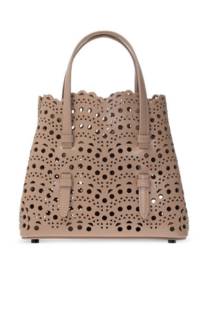 ALAIA Mini Handbag in Vienne Wave Calfskin