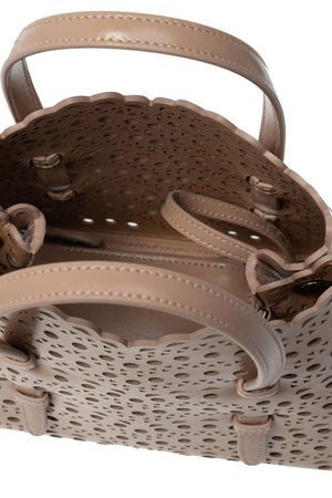 ALAIA Mini Handbag in Vienne Wave Calfskin