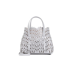 ALAIA Mini Handbag in Vienne Wave Calfskin