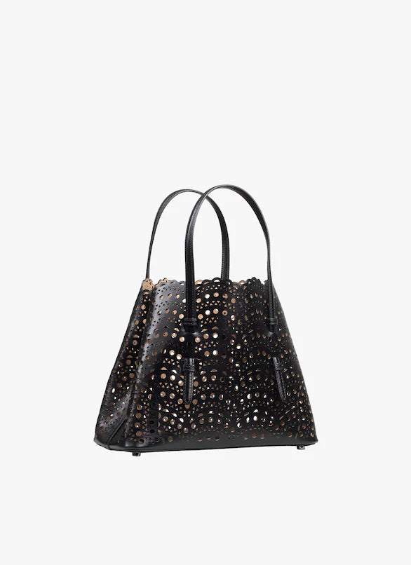 ALAIA Mini Handbag in Vienne Wave Calfskin