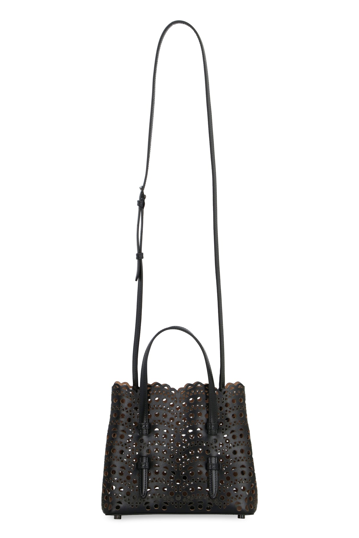 ALAIA Mini Handbag in Vienne Wave Calfskin