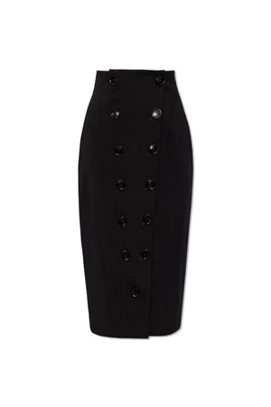 ALAIA High Waist Midi Tube Skirt