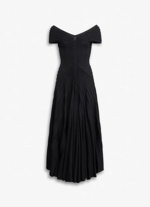 ALAIA Elegant Long Knit Dress for Women - Summer Style