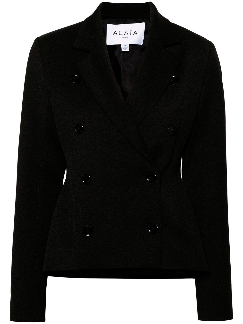 ALAIA Double Breasted Gabardine Blazer