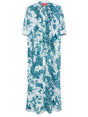 F.R.S FOR RESTLESS SLEEPERS Printed Cotton Maxi Dress with Floral Design