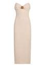 ELISABETTA FRANCHI Sweetheart Neckline Corset Dress with Side Slit