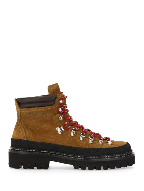 DSQUARED2 Men's Premium Leather Hiking Boot