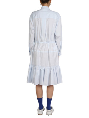 MARNI Mandarin Collar Mini Dress