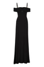 ELISABETTA FRANCHI Red Carpet Crepe T-Shirt Dress with Corset - Mini