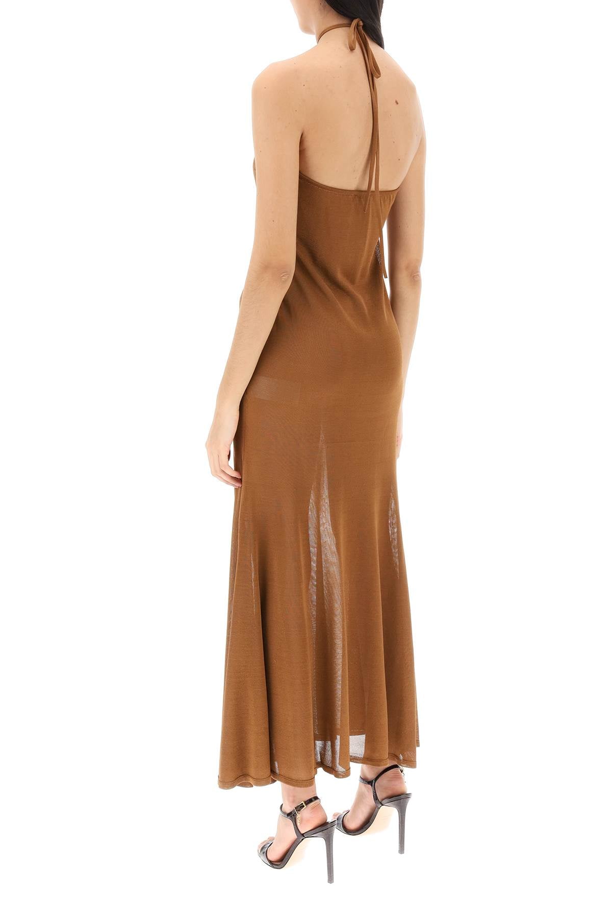 TOM FORD Knit Halterneck Maxi Dress - Women's Size S