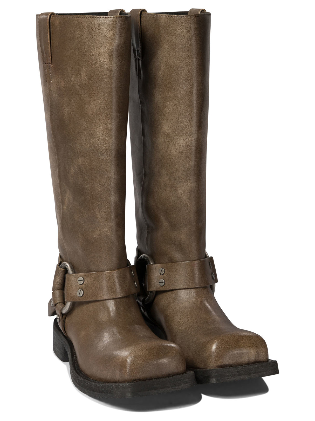 ACNE STUDIOS Chic Leather Boots with Buckle