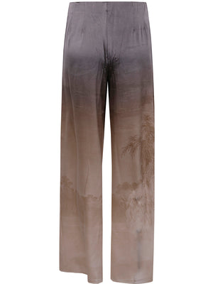 PIERRE LOUIS MASCIA Wide Leg Trousers - SS25 Collection