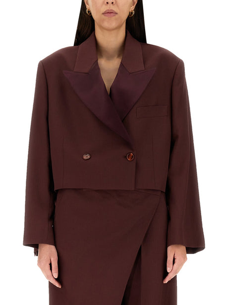 ACNE STUDIOS Wool Blend Peaked Lapel Jacket