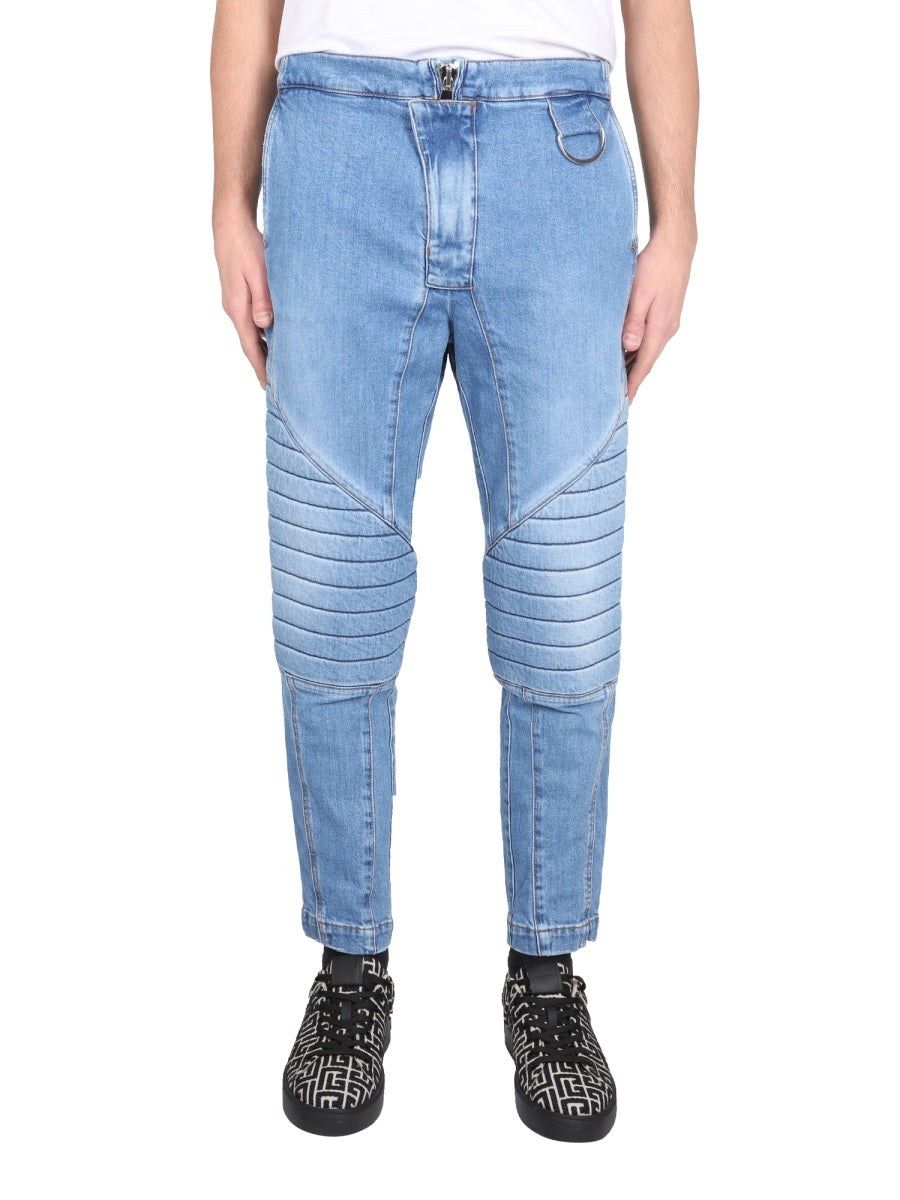 BALMAIN Slim Fit Jeans for Men - SS23 Collection