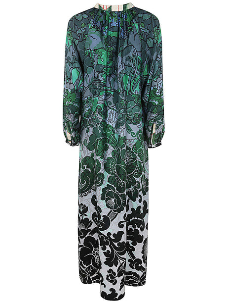 PIERRE LOUIS MASCIA Printed Silk Twill Mini Dress