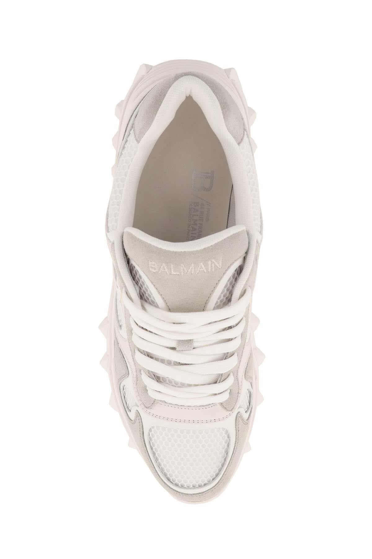 BALMAIN Men's Suede & Calfskin Sneakers