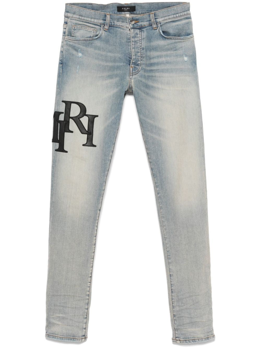 AMIRI Staggered Logo Skinny Jeans for Men