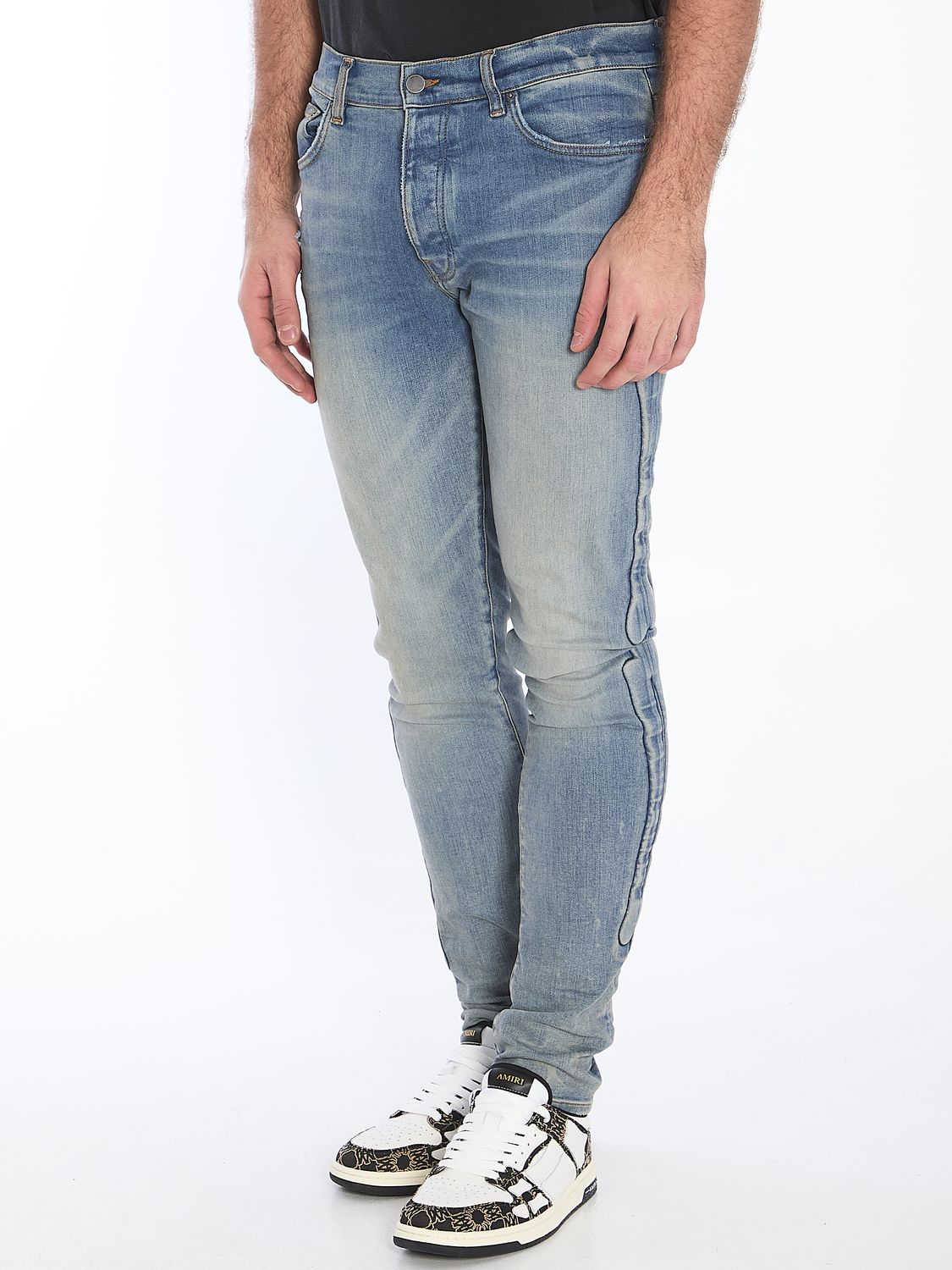 AMIRI Skinny Fit 3D Bones Jeans - Size US 33