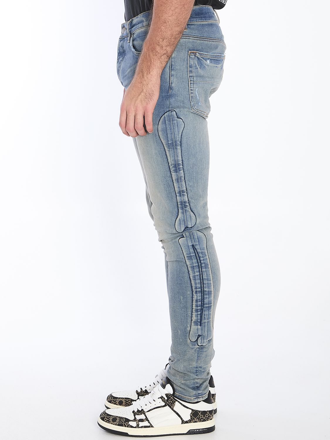 AMIRI Skinny Fit 3D Bones Jeans - Size US 33