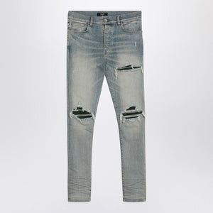 AMIRI Skinny Jeans with Suede Details