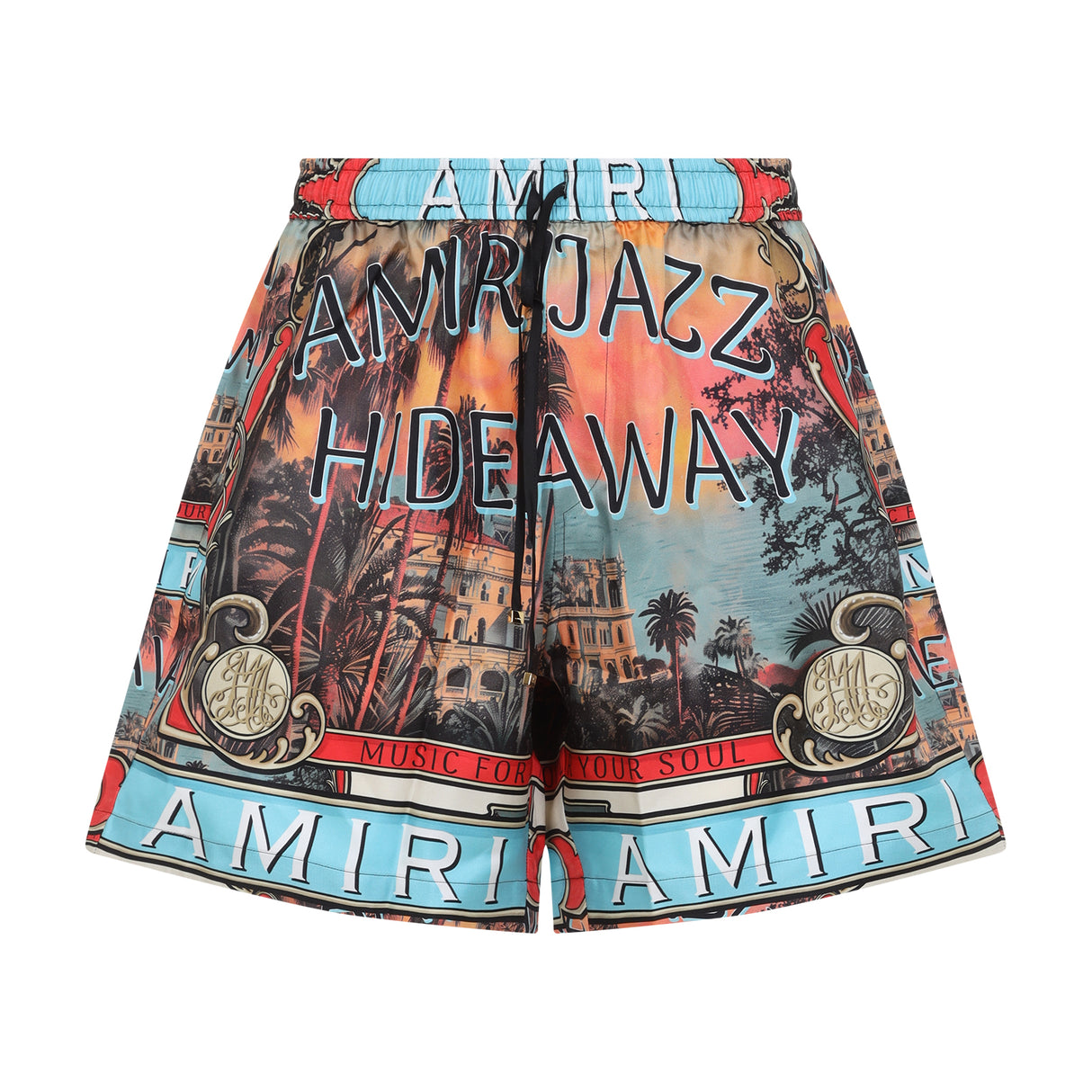 AMIRI Luxurious Silk Mini Bermudas