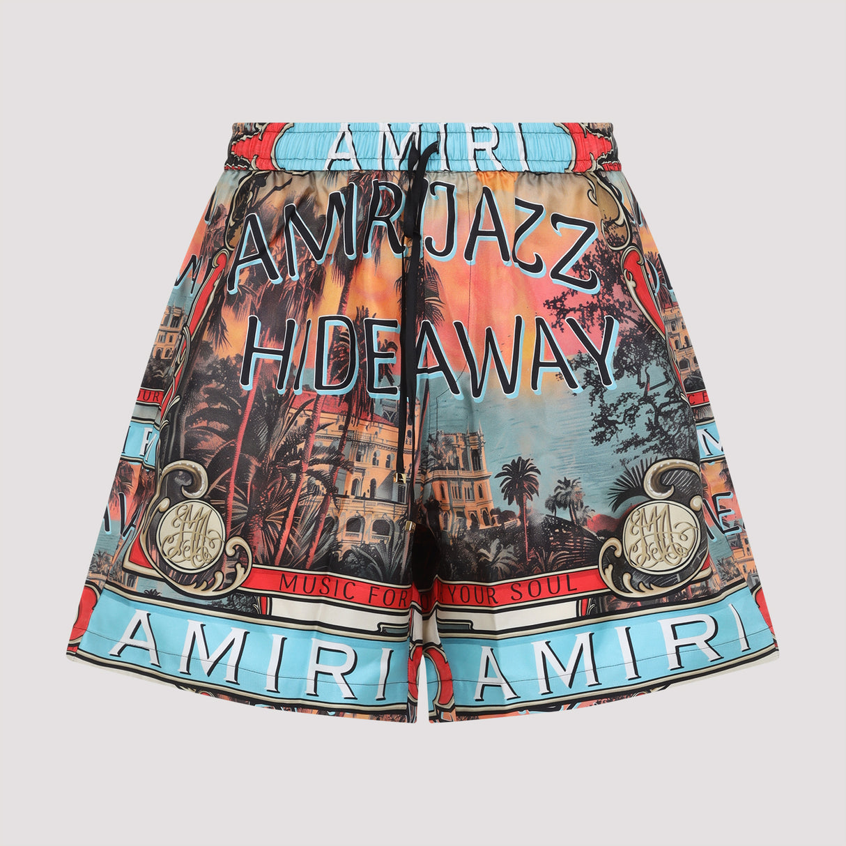 AMIRI Luxurious Silk Mini Bermudas