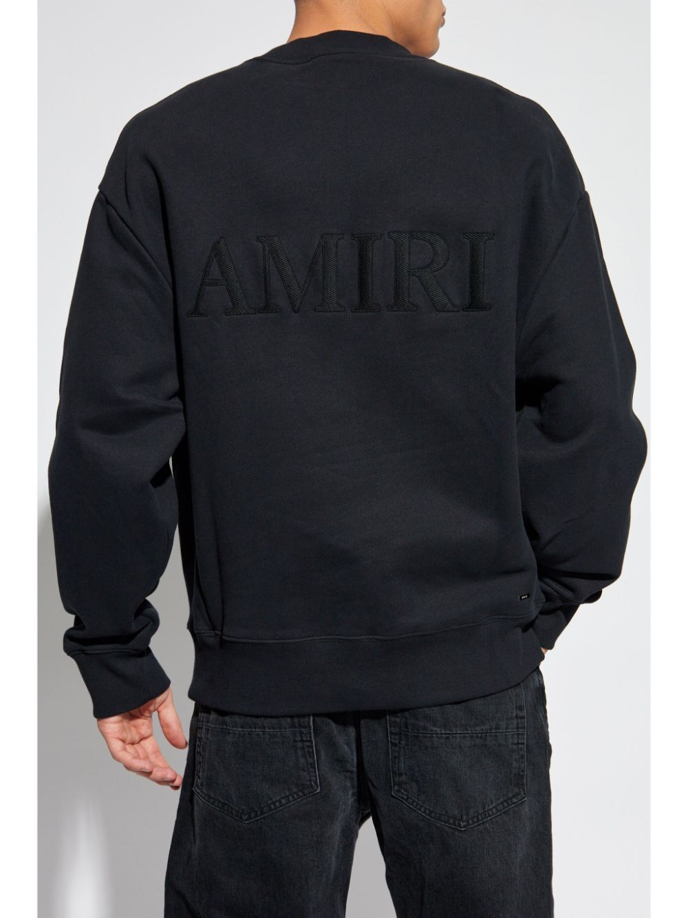 AMIRI オーバーサイズコットンクルーネックセーター