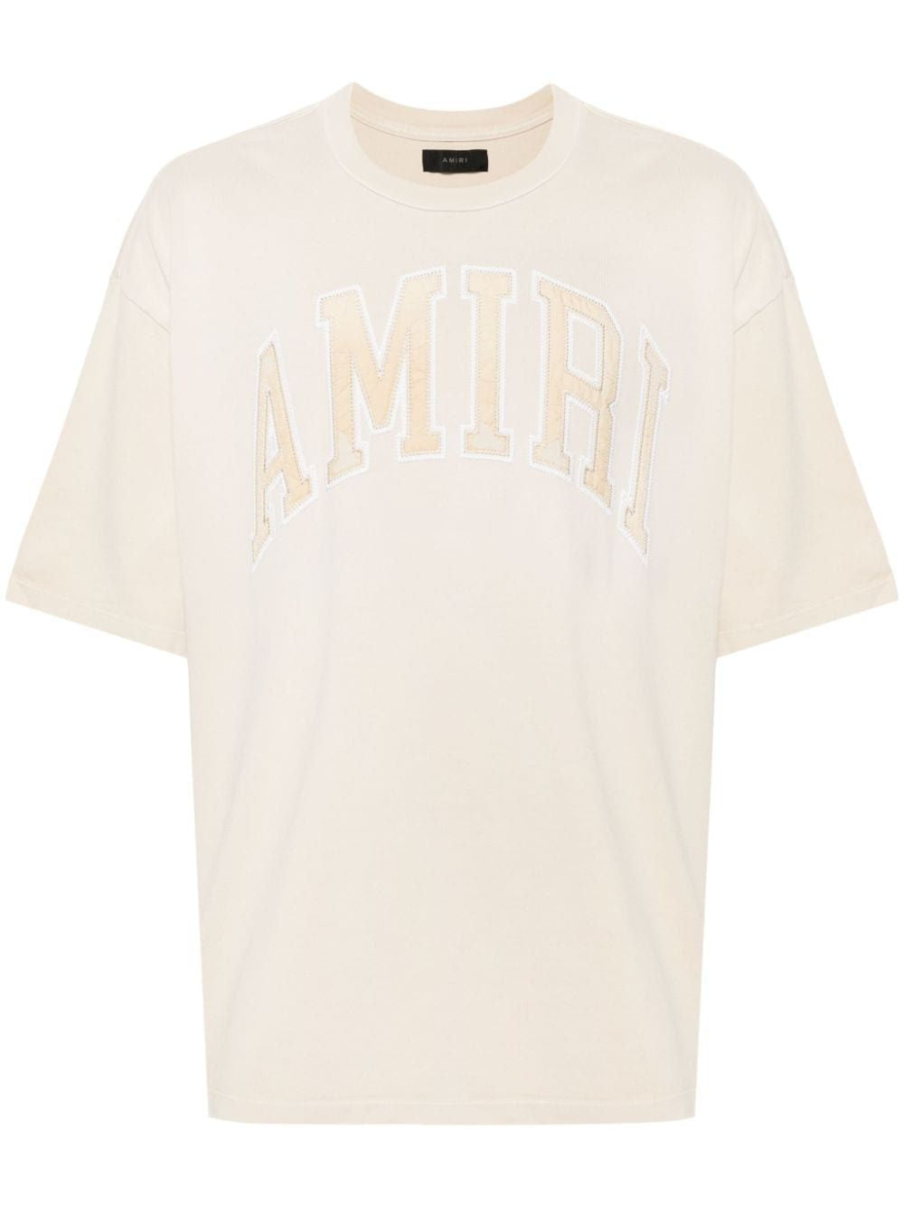 AMIRI ビンテージ風オーバーサイズ黒Tシャツ