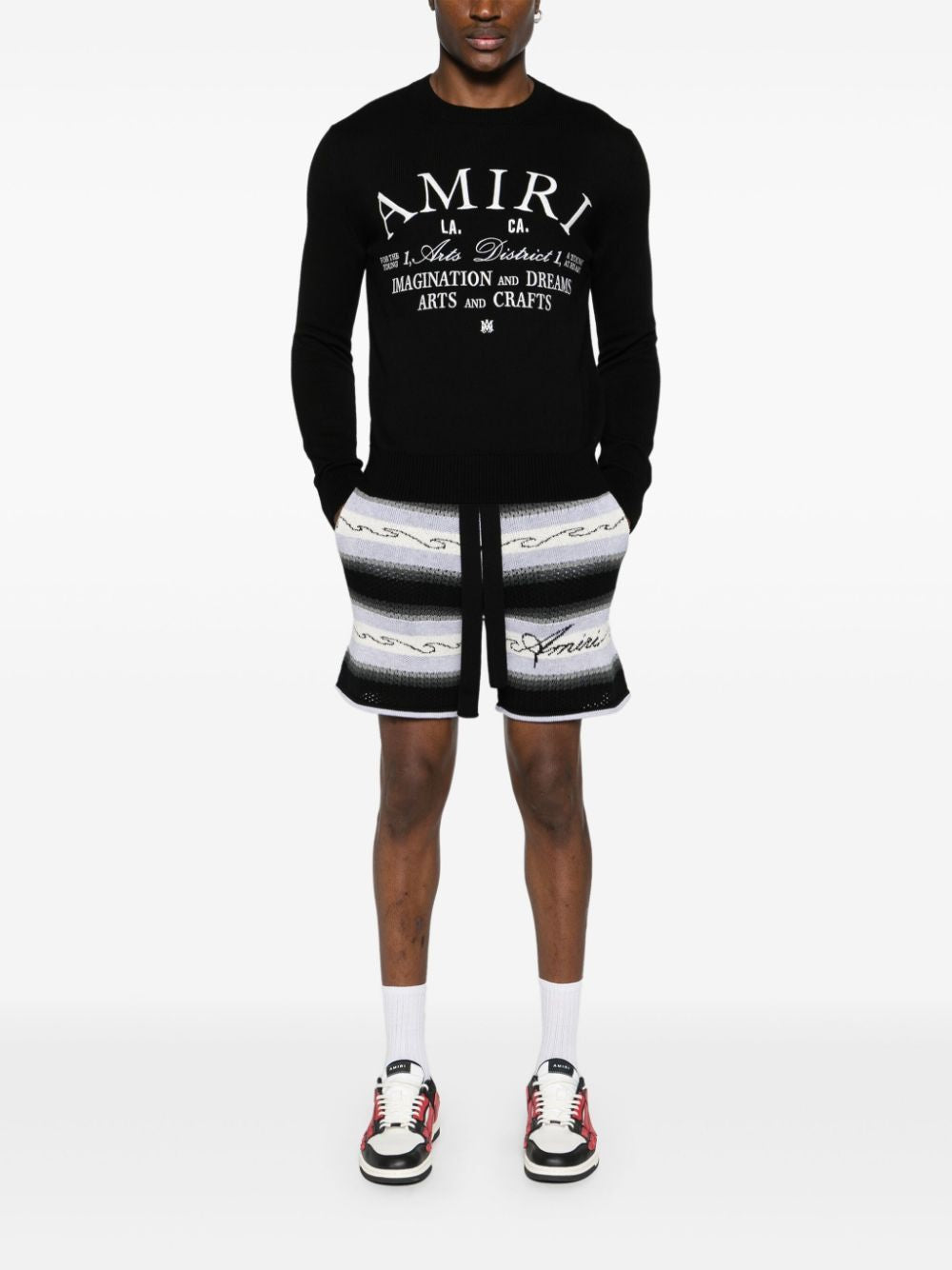 AMIRI Streetwise Arts District Crew Sweatshirt for Men