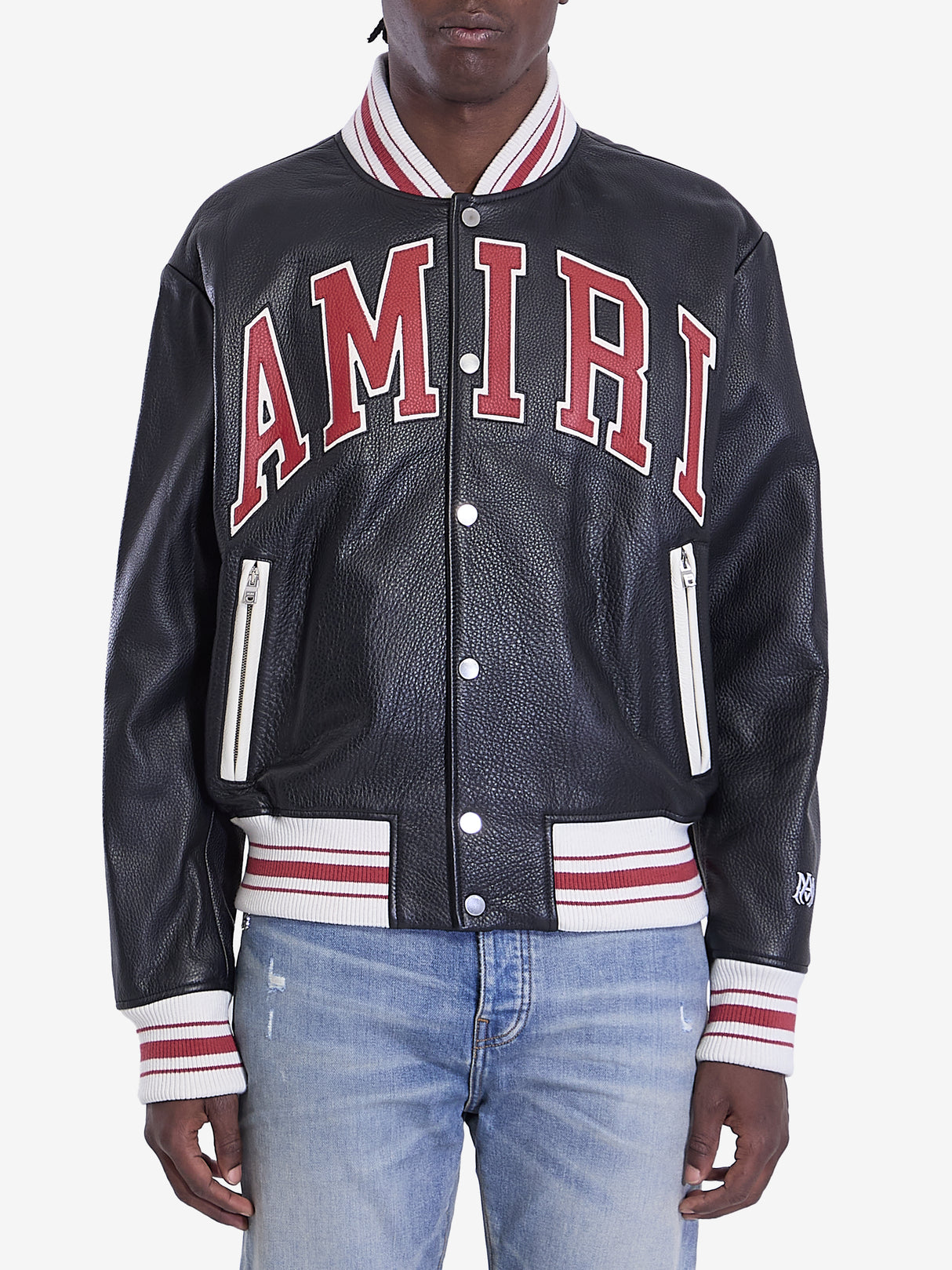 AMIRI メンズレザー・ボンバージャケット