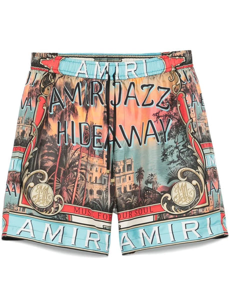 AMIRI Jazz Hideaway Mini Shorts for Men