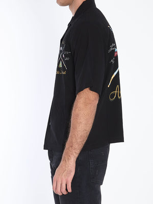 AMIRI Mini Pool Cue Bowling Shirt - Short Sleeve