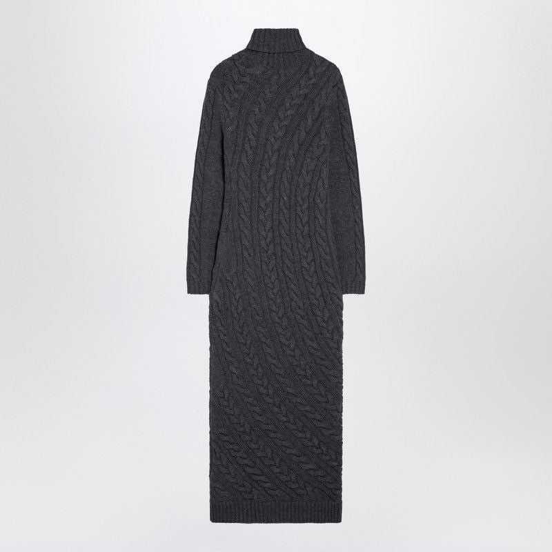 MAX MARA Elegant Cashmere Blend Turtleneck Dress