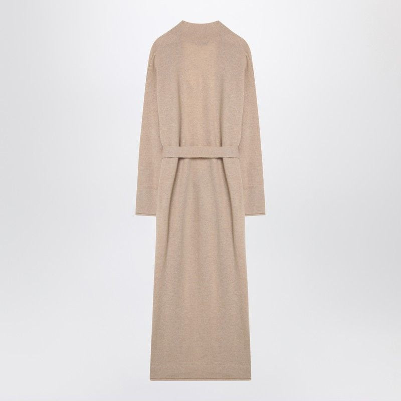 MAX MARA Long Cashmere Cardigan with Belted Waist - Women’s Fashion Statement